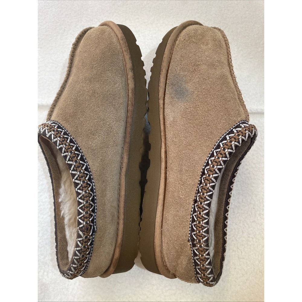UGG Tasman Slipper Suede Chestnut Women's Men's Comfort Shoe - Picture 3 of 7